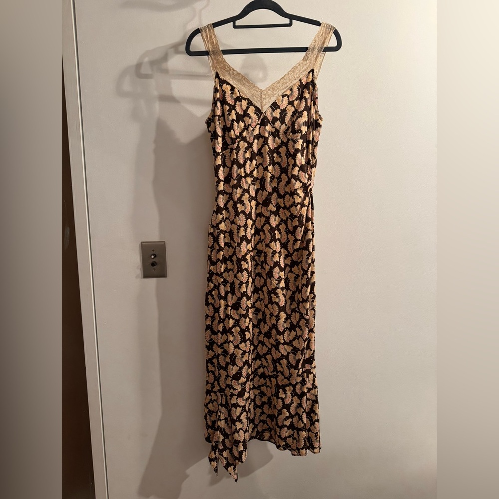 DVF Y2K Fan Print Dress